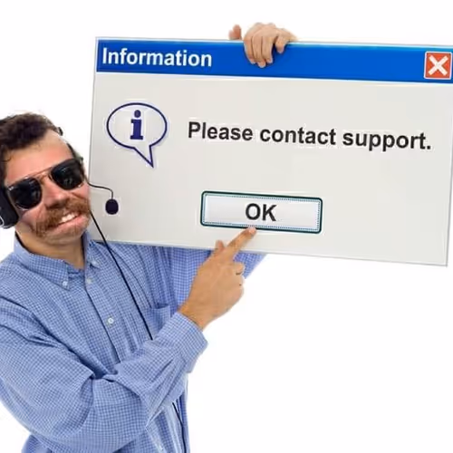 Young dad tech support