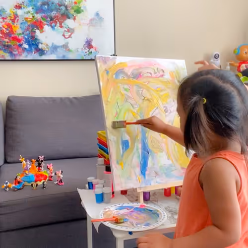 Toddler's Abstract Art Collection