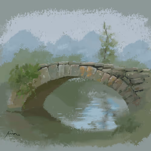 Yunyi's Digital Landscape Paintings