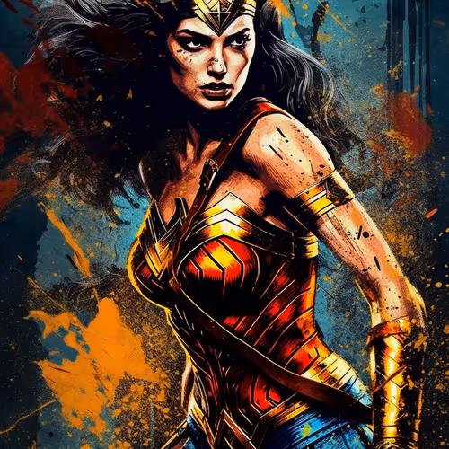 ZAD Superhero Wall Art