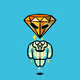 Infinitely Stoned Diamondoids