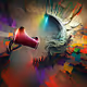 Tweets and AI art merge