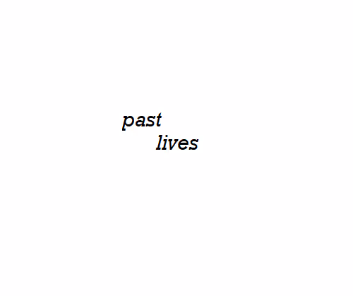 past lives, no name covers - old
