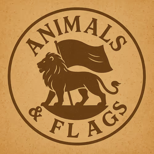 Animals & Flags Vintage