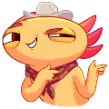 friendly axolotl