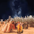 Fire Dance Night Scene