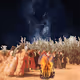 Fire Dance Night Scene