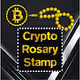 Crypto Rosary Stamp - old