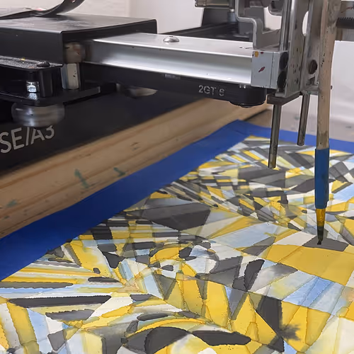 Generative Plotter Paintings by Licia He