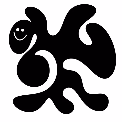Happy Black Dot