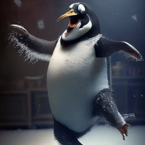 Scary Dancing Penguin