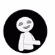 Imaginary friend icon