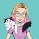 Girl and her Cat