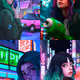 girl in japan neon l