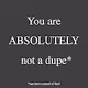 Not a Dupe Verification