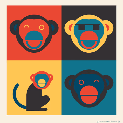 Warholian Monkeys