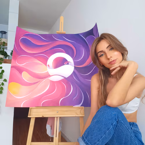Crypto art piece