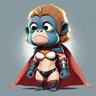 Cute APE Superhero Collection