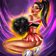 Fire cheerleaders
