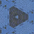 a triangular figure
