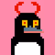 Demon Pixel Penguin