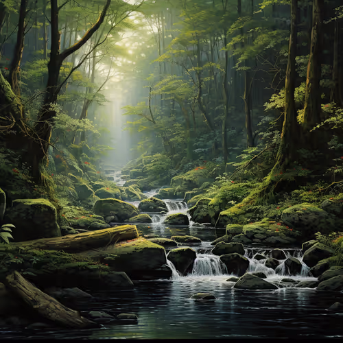 Landscape AI art by Moribato