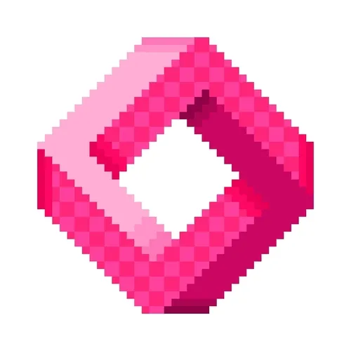 Geometrical Shapes Pixel Arts