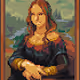 Pixel Mona Lisa