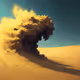 Sandstorm Coming out of Thin Air
