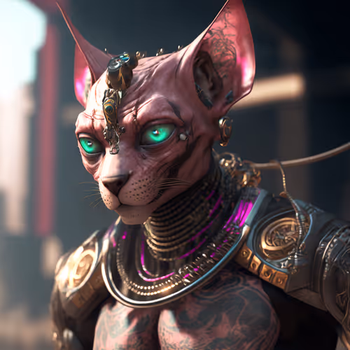 Cyber Street Sphynx