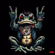 rock'n'roll frog