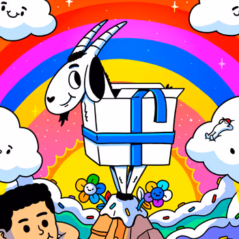 VeeFriends Gift Goat x alexmdc: Top of the Mountain