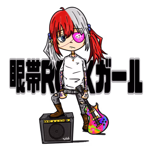 Eyepatch ROCK girl