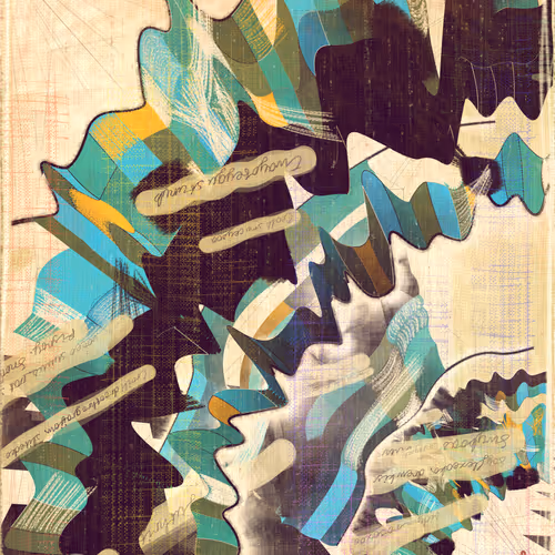 Amplitudes Of Canvas By Harvey Rayner