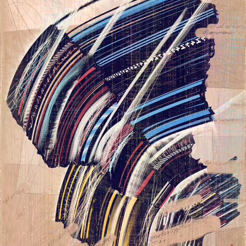 Amplitudes Of Canvas By Harvey Rayner