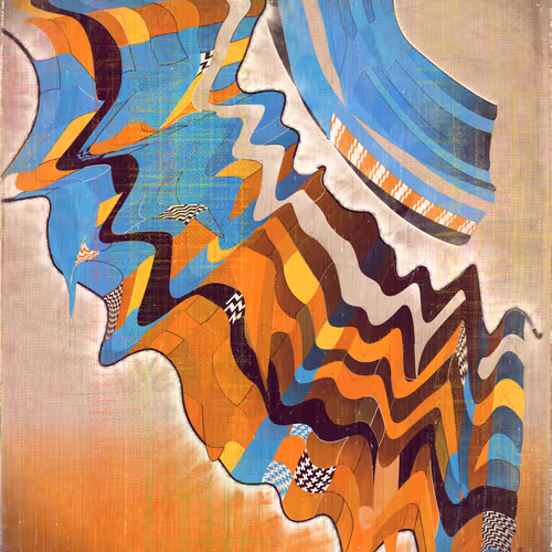 Amplitudes Of Canvas By Harvey Rayner