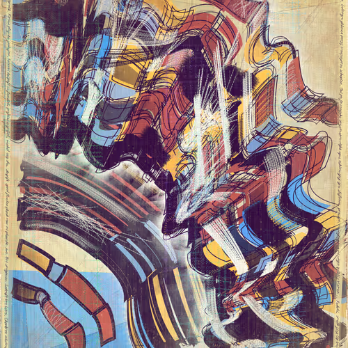 Amplitudes Of Canvas By Harvey Rayner