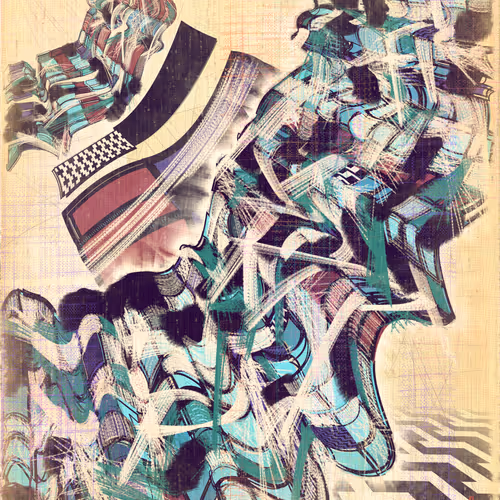 Amplitudes Of Canvas By Harvey Rayner