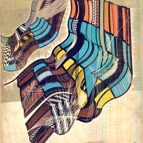 Amplitudes Of Canvas By Harvey Rayner