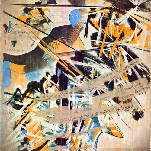 Amplitudes Of Canvas By Harvey Rayner