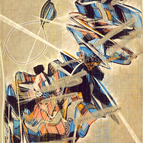 Amplitudes Of Canvas By Harvey Rayner