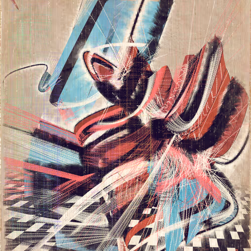 Amplitudes Of Canvas By Harvey Rayner
