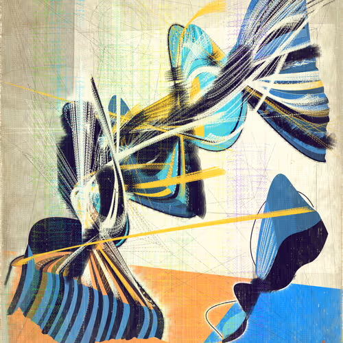 Amplitudes Of Canvas By Harvey Rayner