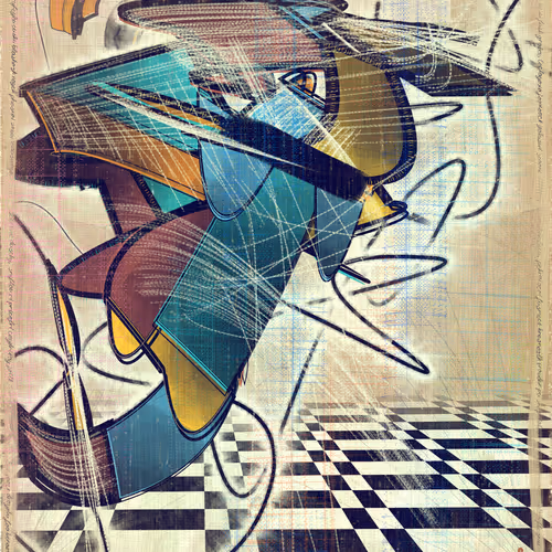 Amplitudes Of Canvas By Harvey Rayner