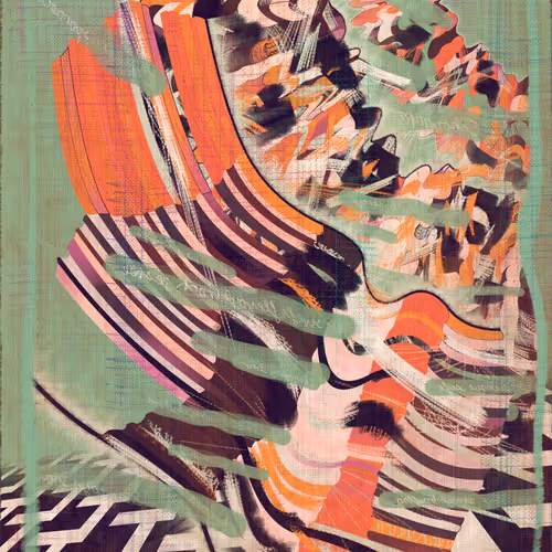 Amplitudes Of Canvas By Harvey Rayner