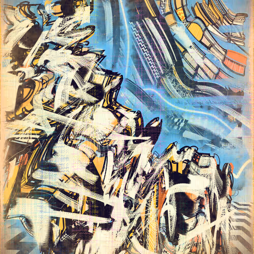 Amplitudes Of Canvas By Harvey Rayner