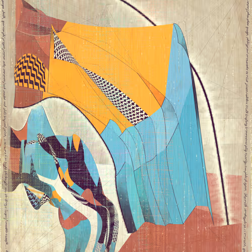 Amplitudes Of Canvas By Harvey Rayner