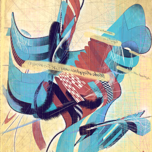 Amplitudes Of Canvas By Harvey Rayner