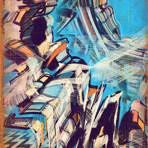 Amplitudes Of Canvas By Harvey Rayner