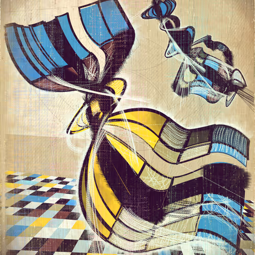 Amplitudes Of Canvas By Harvey Rayner
